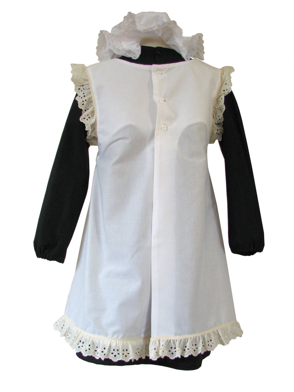 Girl's Victorian Maid Costume Age 7 - 9 Years Image